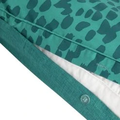 Habitat Emerald Brush Strokes Green Bedding Set - Single -Habitat shop 9602382 R Z004A