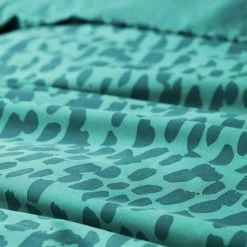 Habitat Emerald Brush Strokes Green Bedding Set - Single -Habitat shop 9602382 R Z005A