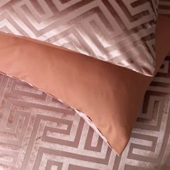 Habitat Geo Velvet Blush Pink Bedding Set - Single -Habitat shop 9602447 R Z003A