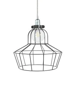 Habitat Indus Large Country Wire Shade - Black