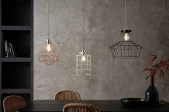 Habitat Indus Large Country Wire Shade - Black -Habitat shop 9602928 R Z004C