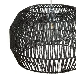 Habitat Neda Rope 55cm Shade - Black -Habitat shop 9604359 R Z002A