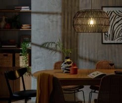 Habitat Neda Rope 55cm Shade - Black -Habitat shop 9604359 R Z002C