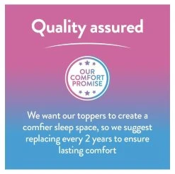 Slumberdown Climate Comfort Mattress Topper - Single -Habitat shop 9605602 R Z012A