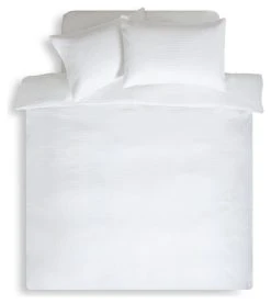 Habitat Cotton Waffle Plain White Bedding Set - Single -Habitat shop 9607064 R Z002A