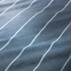 Habitat Cotton Modern Country Stripe Navy Bedding Set-Single -Habitat shop 9608740 R Z004A