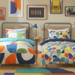 Habitat Kids Geo Shapes Twin Pack Bedding Set - Double