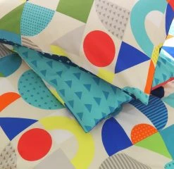 Habitat Kids Geo Shapes Twin Pack Bedding Set - Double -Habitat shop 9610790 R Z003A