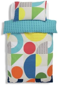 Habitat Kids Geo Shapes Twin Pack Bedding Set - Double -Habitat shop 9610790 R Z004A
