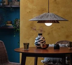 Habitat Guii 2 Tier Rattan Pendant Light - Natural -Habitat shop 9611050 R Z001C