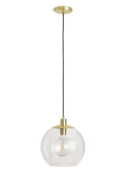 Habitat Coleman Metal Pendant Light - Gold
