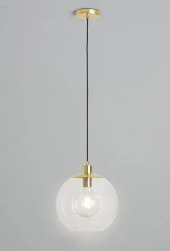 Habitat Coleman Metal Pendant Light - Gold -Habitat shop 9612420 R Z001C