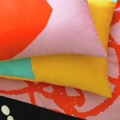 Habitat Panel Print Multicolour Bedding Set - Single -Habitat shop 9613656 R Z003A