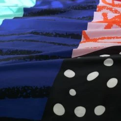 Habitat Panel Print Multicolour Bedding Set - Single -Habitat shop 9613656 R Z005A