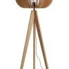 Habitat Achille Ash Wooden Tripod Floor Lamp - Oak -Habitat shop 9615489 R Z001A