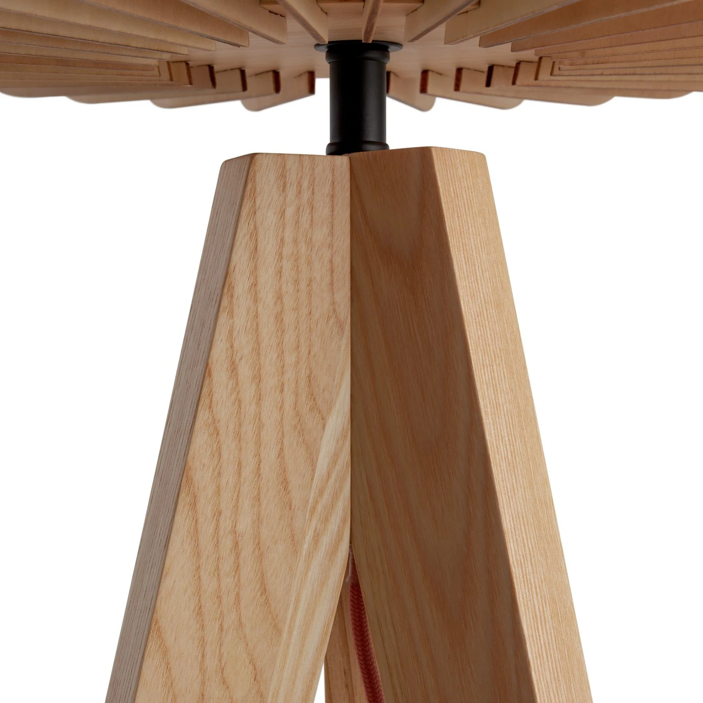 Habitat Achille Ash Wooden Tripod Floor Lamp - Oak 7 Habitat Achille Ash Wooden Tripod Floor Lamp - Oak - Image 5