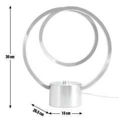 Habitat Pill Metal LED Table Lamp - Brushed Brass -Habitat shop 9618761 R E001