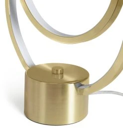 Habitat Pill Metal LED Table Lamp - Brushed Brass -Habitat shop 9618761 R Z003A