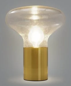 Habitat Marlow Glass Table Lamp - Gold -Habitat shop 9622977 R Z002C