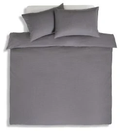 Habitat Cotton Waffle Plain Charcoal Bedding Set - Single -Habitat shop 9625211 R Z002A