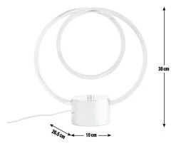 Habitat Pill Metal LED Table Lamp - Brushed Chrome -Habitat shop 9625345 R E001