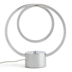 Habitat Pill Metal LED Table Lamp - Brushed Chrome -Habitat shop 9625345 R Z003A