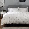 Habitat Tufted Spot White & Grey Bedding Set - Single -Habitat shop 9625826 R Z001A