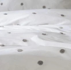Habitat Tufted Spot White & Grey Bedding Set - Single 13 Habitat Tufted Spot White & Grey Bedding Set - Single -Habitat shop 9625826 R Z005A
