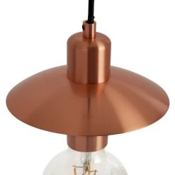 Habitat Coleman Metal Pendant Light - Copper 10 Habitat Coleman Metal Pendant Light - Copper -Habitat shop 9628081 R Z002A