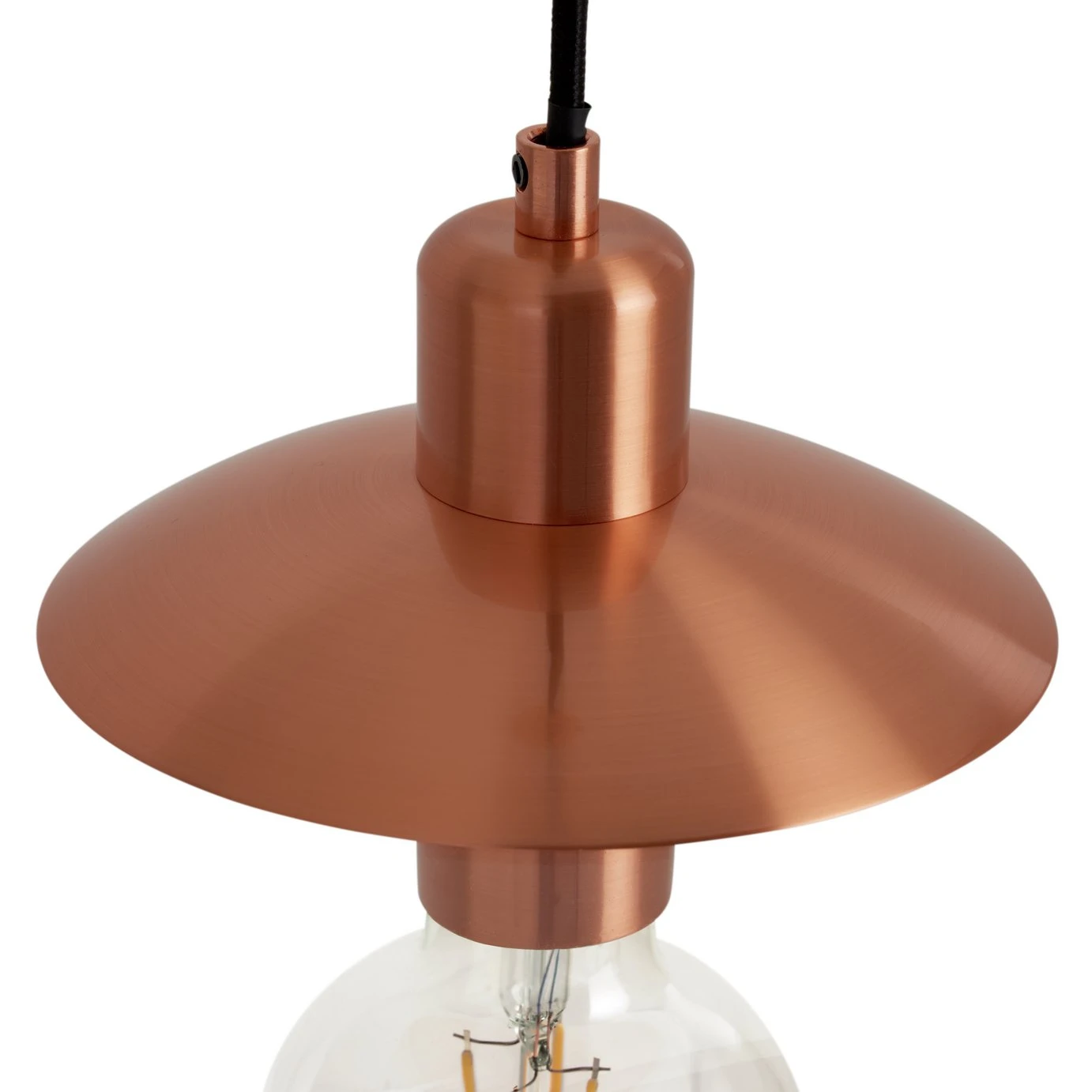 Habitat Coleman Metal Pendant Light - Copper 6 Habitat Coleman Metal Pendant Light - Copper - Image 4