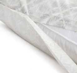 Habitat Cotton 200TC Geo Silver & Cream Bedding Set - Single -Habitat shop 9629152 R Z005A
