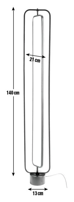 Habitat Sio LED Floor Lamp - Black -Habitat shop 9629585 R E001