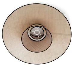 Habitat Otto 2 Tier Pendant Shade - Natural -Habitat shop 9636561 R Z003A