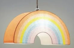 Habitat Kids Rainbow Paper Shade - Multicoloured -Habitat shop 9641697 R Z002C
