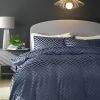 Habitat Velvet Geo Navy Bedding Set - Single -Habitat shop 9651663 R Z001A